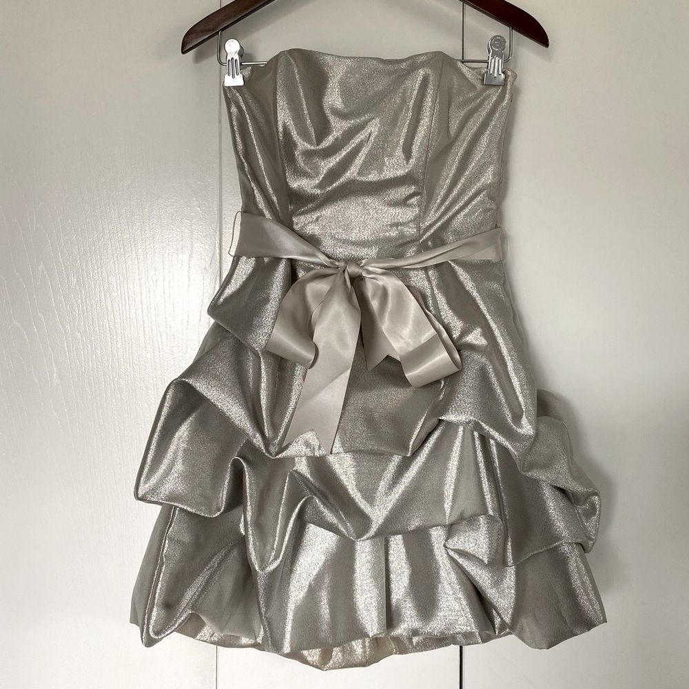 Festive silver dress